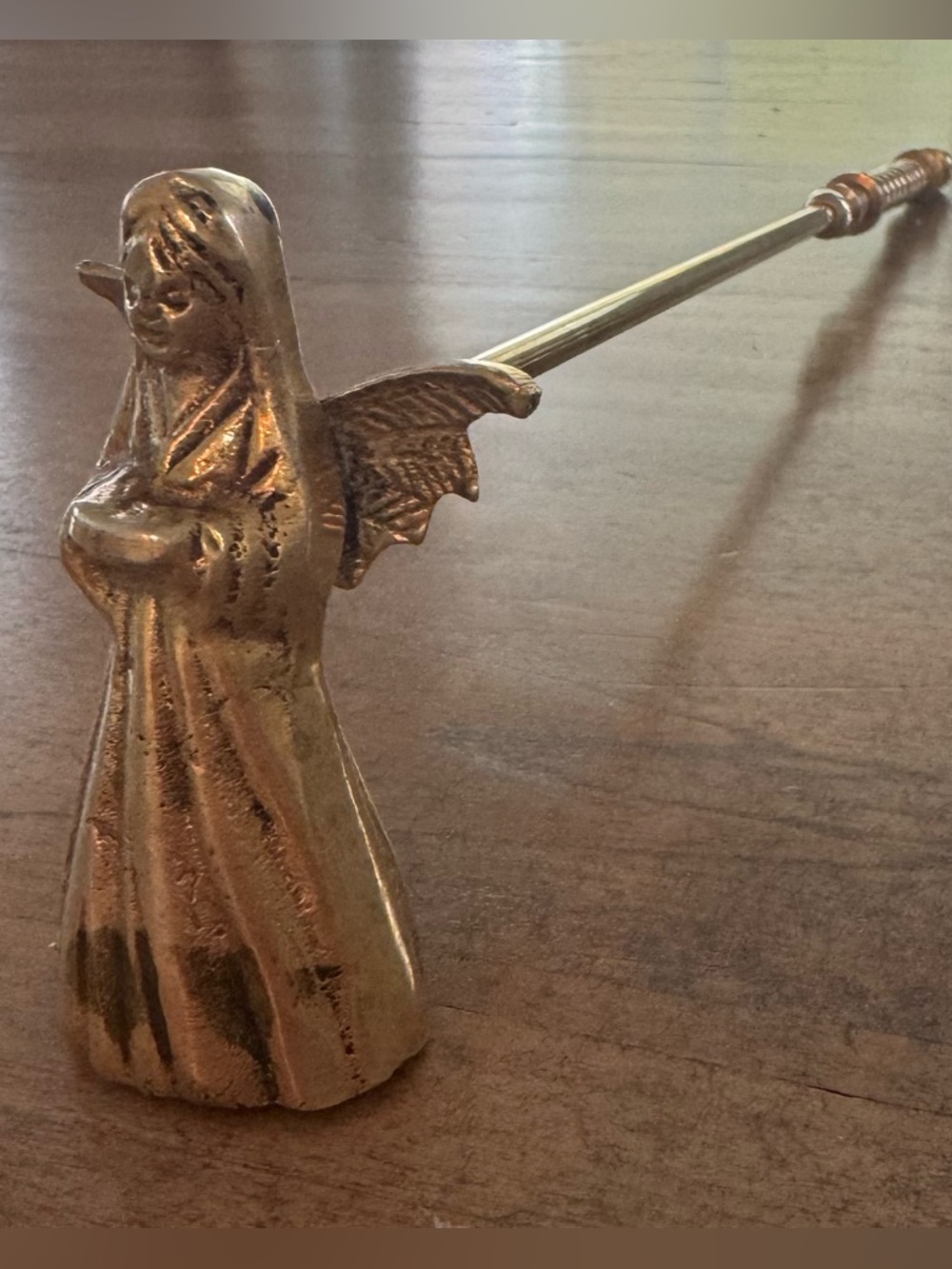 Vintage Gold Angel Candle Snuffer - Home Art
